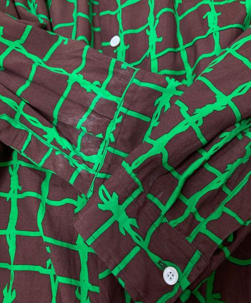 COTTON PAN（コットンパン）COTTON PAN (コットンパン) GOTHAM LS ブラウン×グリーン サイズ:4の古着・服飾アイテム