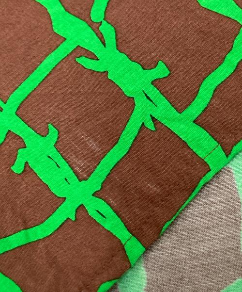 COTTON PAN（コットンパン）COTTON PAN (コットンパン) GOTHAM LS ブラウン×グリーン サイズ:4の古着・服飾アイテム