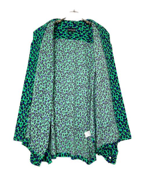 COTTOM PAN（コットンパン）COTTOM PAN (コットンパン) Shawn leopard グリーン×ブルー サイズ:3の古着・服飾アイテム