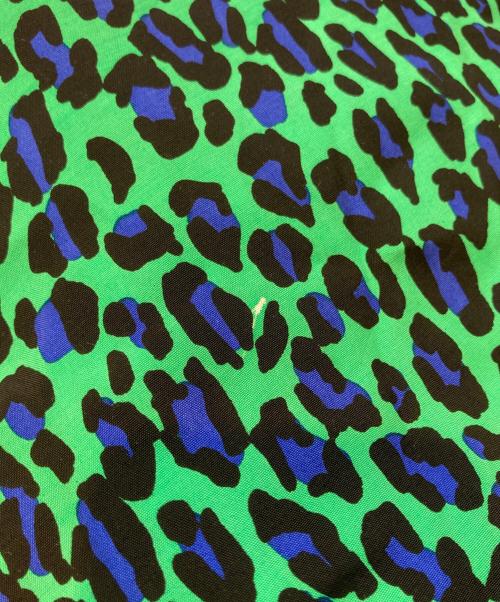 COTTOM PAN（コットンパン）COTTOM PAN (コットンパン) Shawn leopard グリーン×ブルー サイズ:3の古着・服飾アイテム