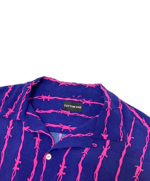 COTTON PAN（コットンパン）COTTON PAN (コットンパン) chank L/S Wired ネイビー×ピンク サイズ:4の古着・服飾アイテム