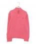 POLO RALPH LAUREN（ポロ・ラルフローレン）の古着「ハーフジップニット」｜ピンク