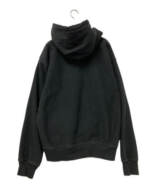 stussy（ステューシー）stussy (ステューシー) 刺繍ロゴパーカー ブラック サイズ:Lの古着・服飾アイテム