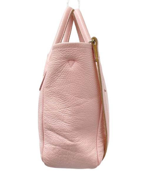 YOUNG & OLSEN The DRYGOODS STORE（ヤングアンドオルセン ザ ドライグッズストア）YOUNG & OLSEN The DRYGOODS STORE (ヤングアンドオルセン ザ ドライグッズストア) EMBOSSED LEATHER D TOTE S ピンク サイズ:下記参照の古着・服飾アイテム