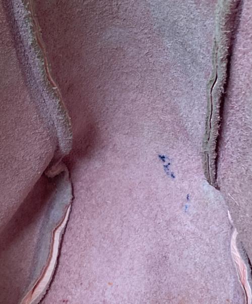 YOUNG & OLSEN The DRYGOODS STORE（ヤングアンドオルセン ザ ドライグッズストア）YOUNG & OLSEN The DRYGOODS STORE (ヤングアンドオルセン ザ ドライグッズストア) EMBOSSED LEATHER D TOTE S ピンク サイズ:下記参照の古着・服飾アイテム