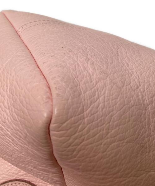 YOUNG & OLSEN The DRYGOODS STORE（ヤングアンドオルセン ザ ドライグッズストア）YOUNG & OLSEN The DRYGOODS STORE (ヤングアンドオルセン ザ ドライグッズストア) EMBOSSED LEATHER D TOTE S ピンク サイズ:下記参照の古着・服飾アイテム