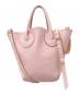 YOUNG & OLSEN The DRYGOODS STORE (ヤングアンドオルセン ザ ドライグッズストア) EMBOSSED LEATHER D TOTE S ピンク サイズ:下記参照：5000円
