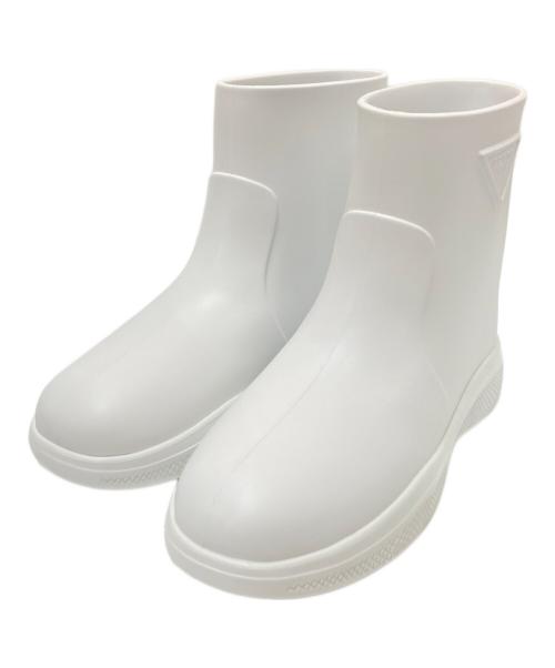 PRADA（プラダ）PRADA (プラダ) レインブーツ ホワイト サイズ:39の古着・服飾アイテム