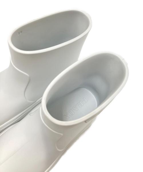 PRADA（プラダ）PRADA (プラダ) レインブーツ ホワイト サイズ:39の古着・服飾アイテム