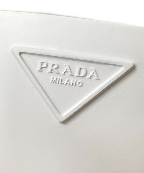 PRADA（プラダ）PRADA (プラダ) レインブーツ ホワイト サイズ:39の古着・服飾アイテム