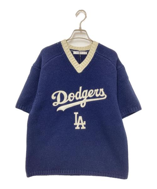 moussy（マウジー）moussy (マウジー) MLB KNIT Tシャツ ネイビー サイズ:free 未使用品の古着・服飾アイテム