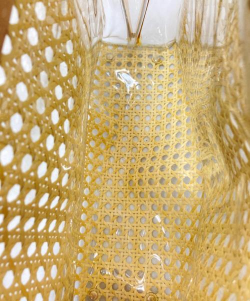 Kate Spade（ケイトスペード）Kate Spade (ケイトスペード) バンブークリアハンドバッグ ベージュ サイズ:下記参照の古着・服飾アイテム