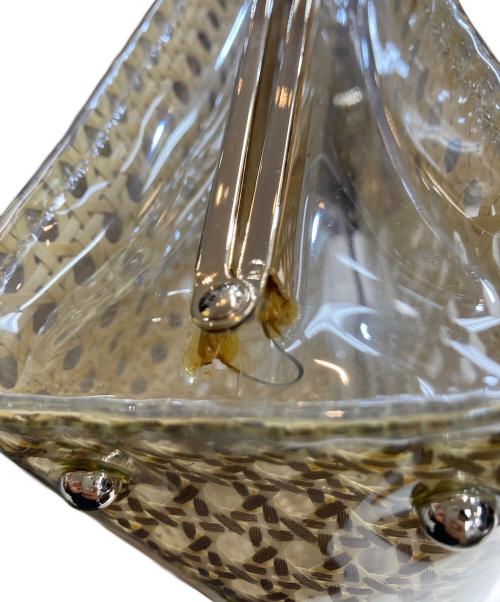 Kate Spade（ケイトスペード）Kate Spade (ケイトスペード) バンブークリアハンドバッグ ベージュ サイズ:下記参照の古着・服飾アイテム