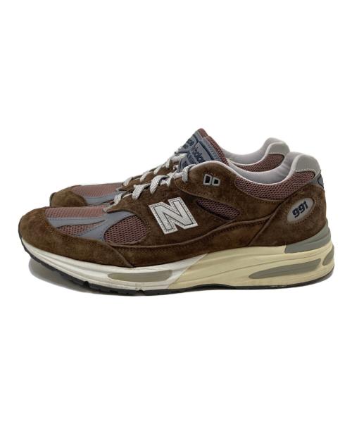 NEW BALANCE（ニューバランス）NEW BALANCE (ニューバランス) BEAMS PLUS (ビームスプラス) ローカットスニーカー ブラウン×グレー サイズ:US:11 Dの古着・服飾アイテム
