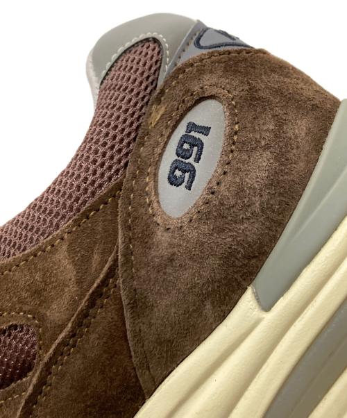 NEW BALANCE（ニューバランス）NEW BALANCE (ニューバランス) BEAMS PLUS (ビームスプラス) ローカットスニーカー ブラウン×グレー サイズ:US:11 Dの古着・服飾アイテム