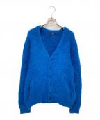 SHIPSシップス）の古着「スリアルパカVネックカーディガン」｜ブルー