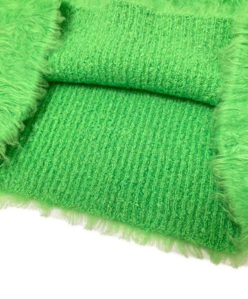 MAISON SPECIAL（メゾンスペシャル）MAISON SPECIAL (メゾンスペシャル) Melange Fur Knit Top グリーン サイズ:FREEの古着・服飾アイテム