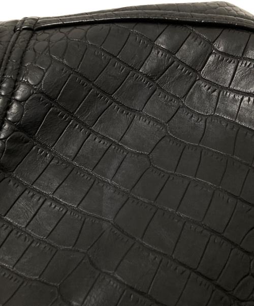 A FEW GOOD KIDS（アフューグッドキッズ）A FEW GOOD KIDS (アフューグッドキッズ) クロコダイルエフェクトエコレザージャケット ブラック サイズ:Mの古着・服飾アイテム