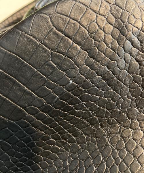 A FEW GOOD KIDS（アフューグッドキッズ）A FEW GOOD KIDS (アフューグッドキッズ) クロコダイルエフェクトエコレザージャケット ブラック サイズ:Mの古着・服飾アイテム