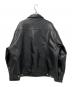 A FEW GOOD KIDS (アフューグッドキッズ) クロコダイルエフェクトエコレザージャケット ブラック サイズ:M：8000円