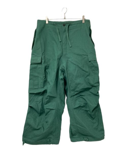 Cale（カル）Cale (カル) COTTON CANVAS WASHER PANTS グリーン サイズ:4の古着・服飾アイテム