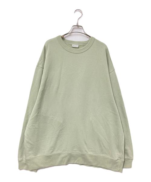 DRIES VAN NOTEN（ドリスヴァンノッテン）DRIES VAN NOTEN (ドリスヴァンノッテン) クルーネックスウェット グリーン サイズ:Lの古着・服飾アイテム