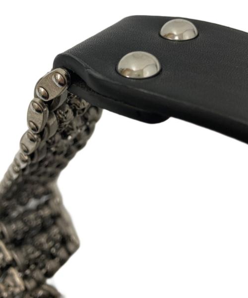 STOLEN ARTS（ストーレンアーツ）STOLEN ARTS (ストーレンアーツ) SKULL ROLLER BELT ブラック×シルバー サイズ:38の古着・服飾アイテム