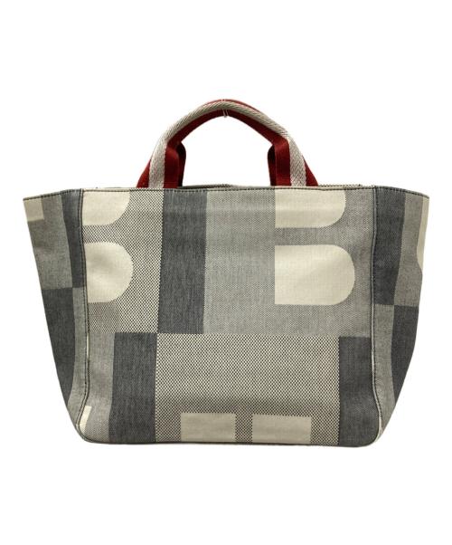 BALLY（バリー）BALLY (バリー) キャンバストートバッグ ベージュ×グレー サイズ:下記参照の古着・服飾アイテム