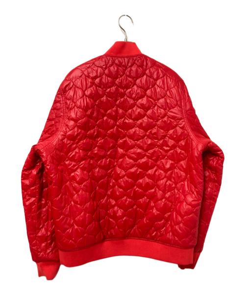 Champion（チャンピオン）Champion (チャンピオン) キルティングジャケット ブラック×レッド サイズ:2XLの古着・服飾アイテム