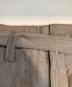 中古・古着 LIDnM (リドム) WOOL LINEN BELTED PANTS ブラウン サイズ:M：4000円