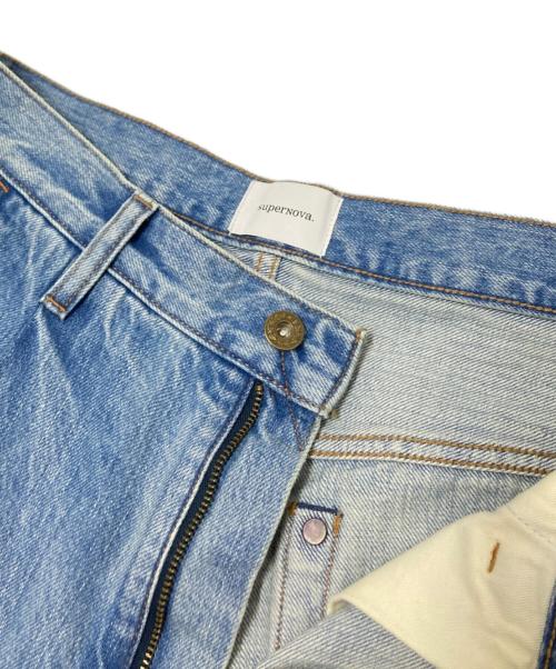 superNova.（スーパーノヴァ）superNova. (スーパーノヴァ) Wide selvedge jeans インディゴ サイズ:Sの古着・服飾アイテム