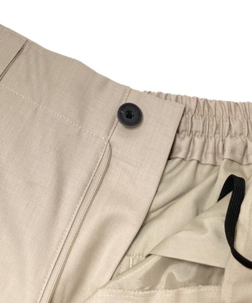 MAISON SPECIAL（メゾンスペシャル）MAISON SPECIAL (メゾンスペシャル) 4 Colors Chambray Washable Wool Baggy Wide Pants ベージュ 未使用品の古着・服飾アイテム