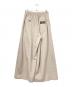 MAISON SPECIAL (メゾンスペシャル) 4 Colors Chambray Washable Wool Baggy Wide Pants ベージュ 未使用品：9000円