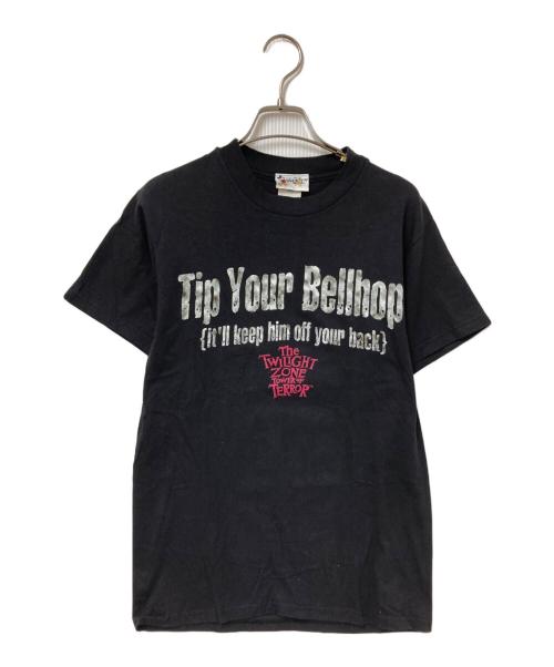 Walt Disney World（ウォルトディズニーワールド）Walt Disney World (ウォルトディズニーワールド) 90‘SプリントTシャツ ブラック サイズ:Sの古着・服飾アイテム