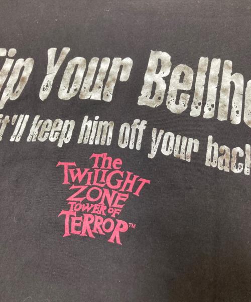 Walt Disney World（ウォルトディズニーワールド）Walt Disney World (ウォルトディズニーワールド) 90‘SプリントTシャツ ブラック サイズ:Sの古着・服飾アイテム