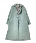 MAISON SPECIALメゾンスペシャル）の古着「ウールロングコート」｜グリーン