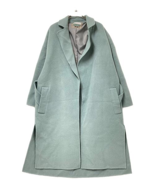 MAISON SPECIAL（メゾンスペシャル）MAISON SPECIAL (メゾンスペシャル) ウールロングコート グリーン サイズ:36の古着・服飾アイテム