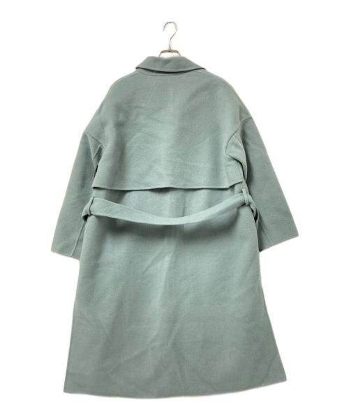 MAISON SPECIAL（メゾンスペシャル）MAISON SPECIAL (メゾンスペシャル) ウールロングコート グリーン サイズ:36の古着・服飾アイテム