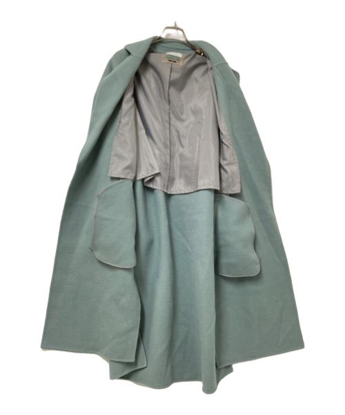 MAISON SPECIAL（メゾンスペシャル）MAISON SPECIAL (メゾンスペシャル) ウールロングコート グリーン サイズ:36の古着・服飾アイテム