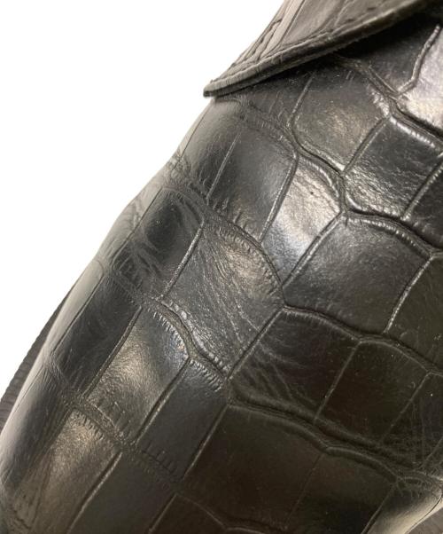 Dr.Martens（ドクターマーチン）Dr.Martens (ドクターマーチン) クロコ型3ホールシューズ ブラック サイズ:US:8M/9Lの古着・服飾アイテム