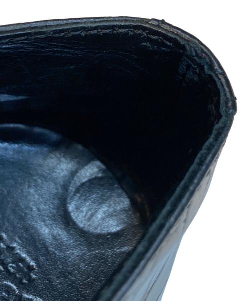 Dr.Martens（ドクターマーチン）Dr.Martens (ドクターマーチン) クロコ型3ホールシューズ ブラック サイズ:US:8M/9Lの古着・服飾アイテム