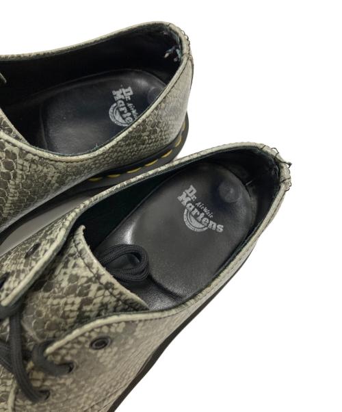 Dr.Martens（ドクターマーチン）Dr.Martens (ドクターマーチン) パイソン柄3ホールシューズ グレー サイズ:UK:6の古着・服飾アイテム