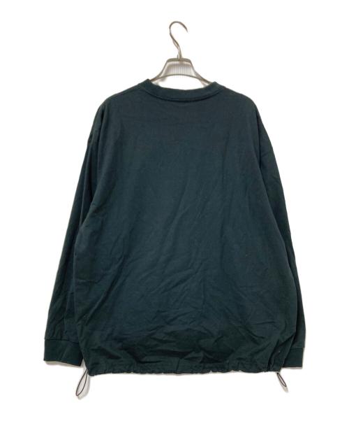 JOURNAL STANDARD（ジャーナルスタンダード）JOURNAL STANDARD (ジャーナルスタンダード) シャーリングロングスリーブTシャツ ブラック サイズ:Fの古着・服飾アイテム