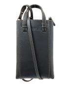 FURLAフルラ）の古着「縦型レザーショルダーバッグ」｜ブラック