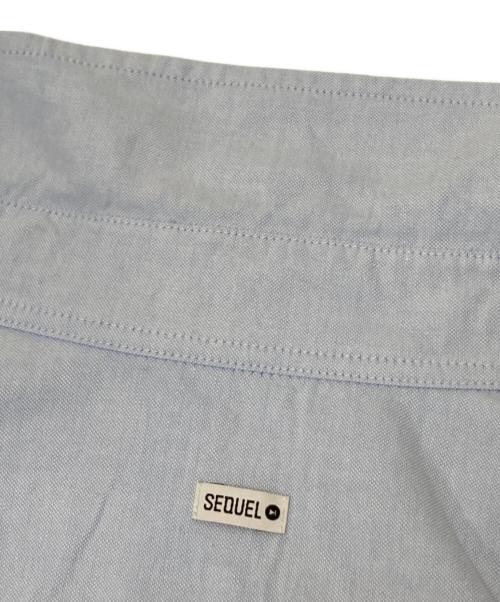 SEQUEL（シークエル）SEQUEL (シークエル) OXFORD FLYFRONT SHIRT ブルー サイズ:Mの古着・服飾アイテム