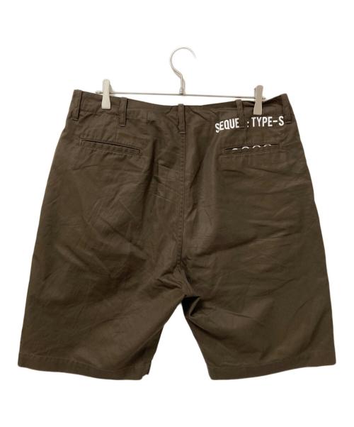 SEQUEL（シークエル）SEQUEL (シークエル) TYPE-S チノハーフパンツ ブラウン サイズ:XLの古着・服飾アイテム