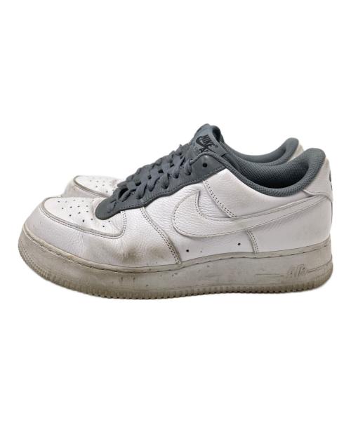 NIKE（ナイキ）NIKE (ナイキ) AIR FORCE 1 LOW BY YOU ホワイト×グレー サイズ:28.0cmの古着・服飾アイテム