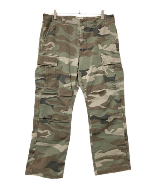 AVIREX（アヴィレックス）AVIREX (アヴィレックス) カモ柄カーゴパンツ オリーブ×ブラウン サイズ:XLの古着・服飾アイテム