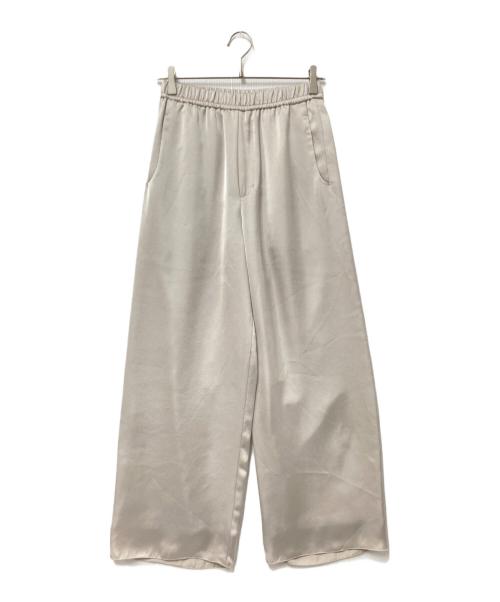 IENA（イエナ）IENA (イエナ) サテンイージーパンツ ベージュ サイズ:Sの古着・服飾アイテム
