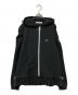 BORDERS at BALCONY（ボーダーズアットバルコニー）の古着「ZIP UP HOODIE」｜ブラック×ホワイト